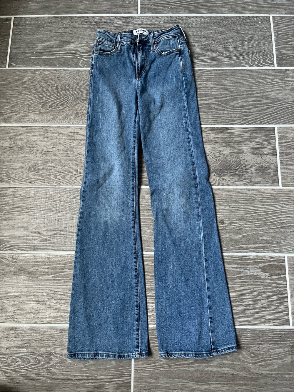 RSQ Medium Blue High-Rise Flare Jeans